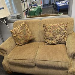 Sofa and loveseat, rustic