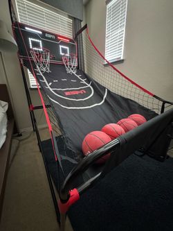 ESPN 2 Player Basketball Pro Competition LED Arcade Basketball with Electronic Scoring and Sounds!!