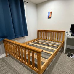 FREE QUEEN Bed Frame With box
