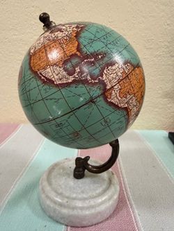 Mini Vintage Desktop Globe