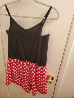 Disney Minnie Mouser Romper Size Large