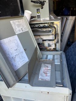 Gas Furnace Unit with Wiring Diagram