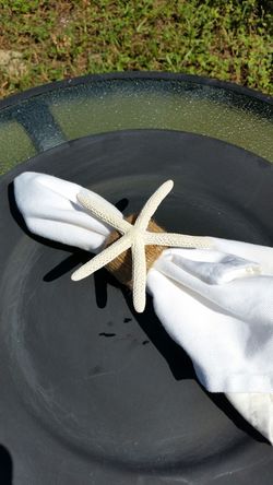 Starfish napkin rings