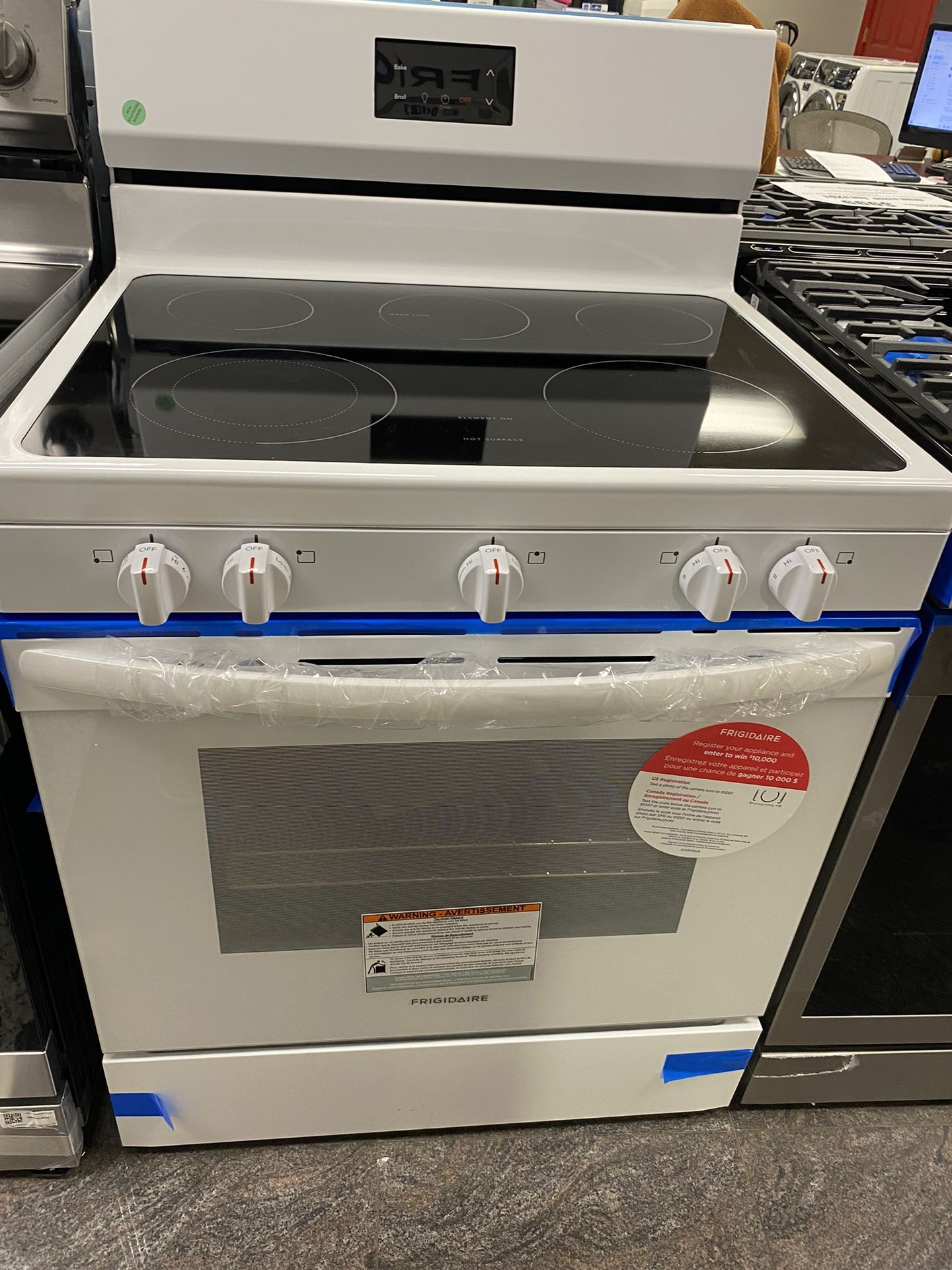 White Glasstop Range