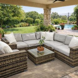 Patio Furniture Large Section Set 