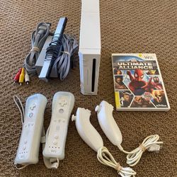 Nintendo Wii Marvel Cleaned And Tested 