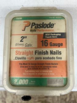 16 gauge 2 inch pneumatic finish nails
