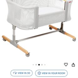 Skip Hop Baby Bassinet, Cozy Up 2-in-1 Bedside Sleeper & Bassinet