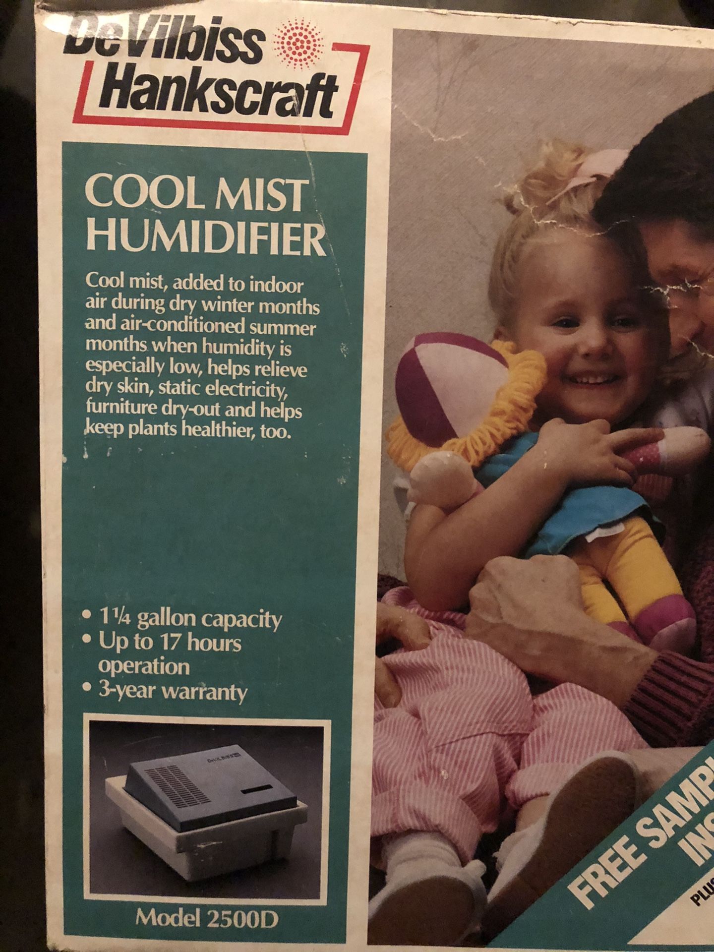 Cool mist humidifier