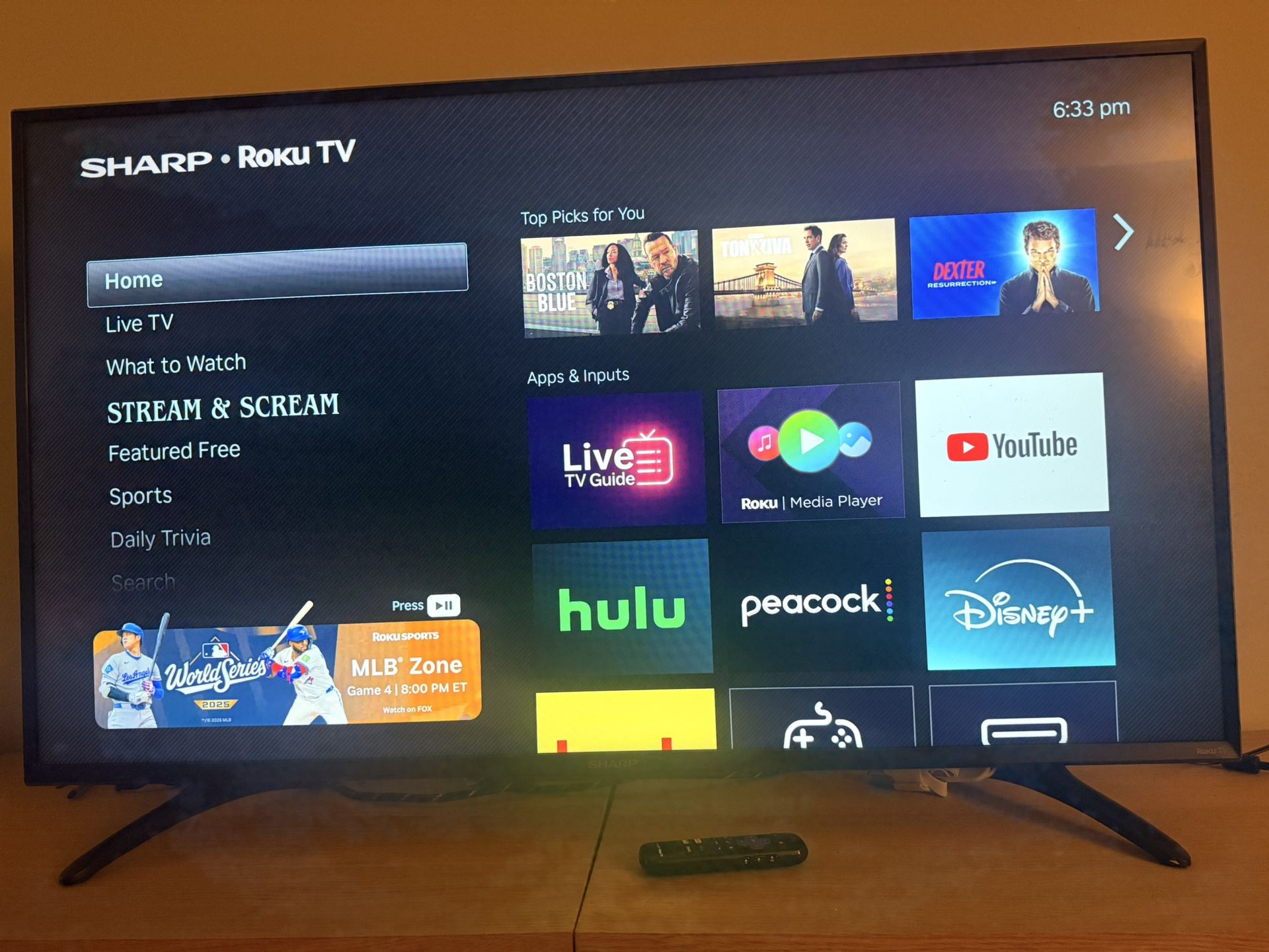 Sharp Roku 50” Tv