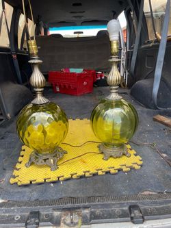 Pair of mid-century modern table lamps