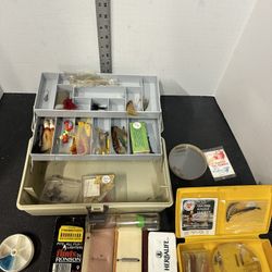 Fishing Tackle Lot Vintage Tackle Box Fishing #P
