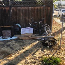 FREE Chair W/table, Bike Frames and Rim