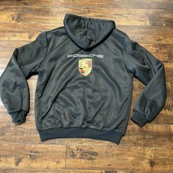 Porsche 911 Worm Hoodie Jacket Black  Dimensions  Bust 48” Length 27” Sleeve 27”