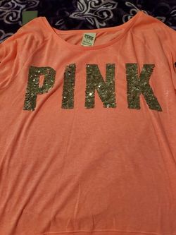 New/like New Pink Clothes From Victoria Secret Size Med.