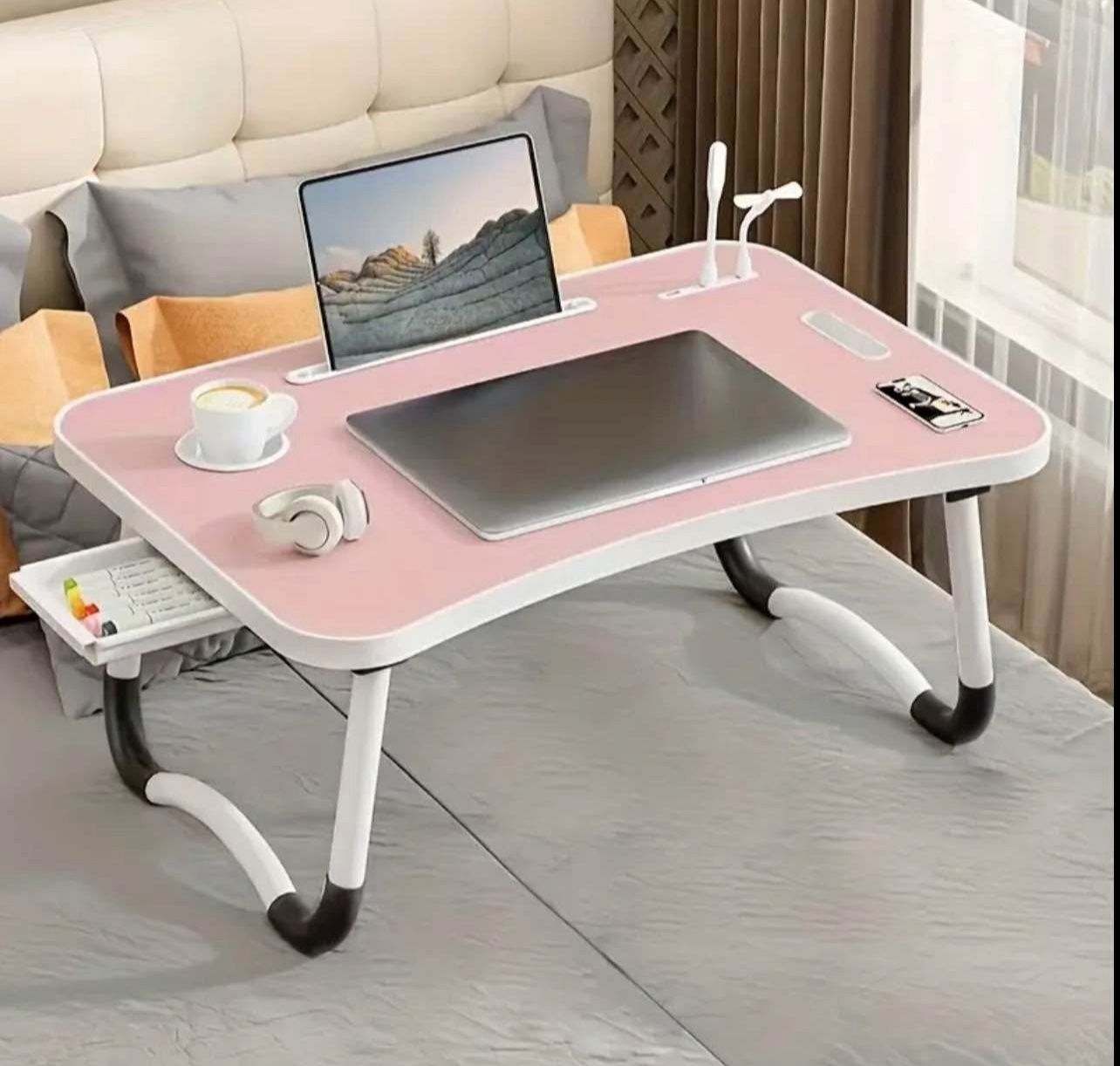 Laptop tray Foldable Pink