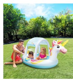 Unicorn Spray Pool for Summer Fun!