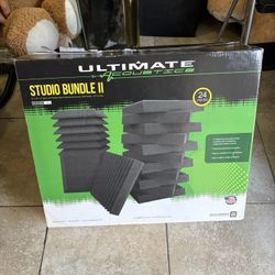 160.00$ Obo New, Open Box, Ultimate Acoustics Studio Bundle Two