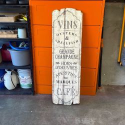 Bins Champagne Sign