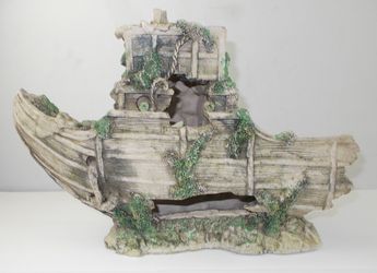 Fish Tank Large Sunken Boat Wreck Aquarium Decoration