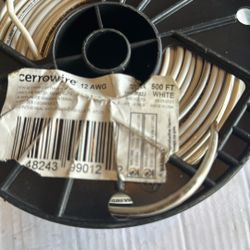 Building Wire: Copper, 12 AWG, 1 Conductors, Stranded, Black, 500 ft Lg, THHN