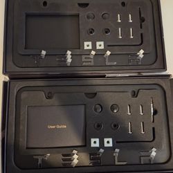 PREMIUM License Plate Frames Tesla 
