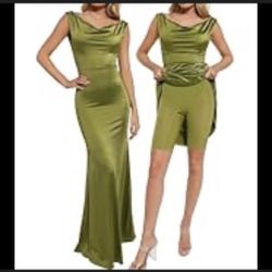 Shapewear Off Shoulder Shine Ruched Sculpting Maxi Dress
