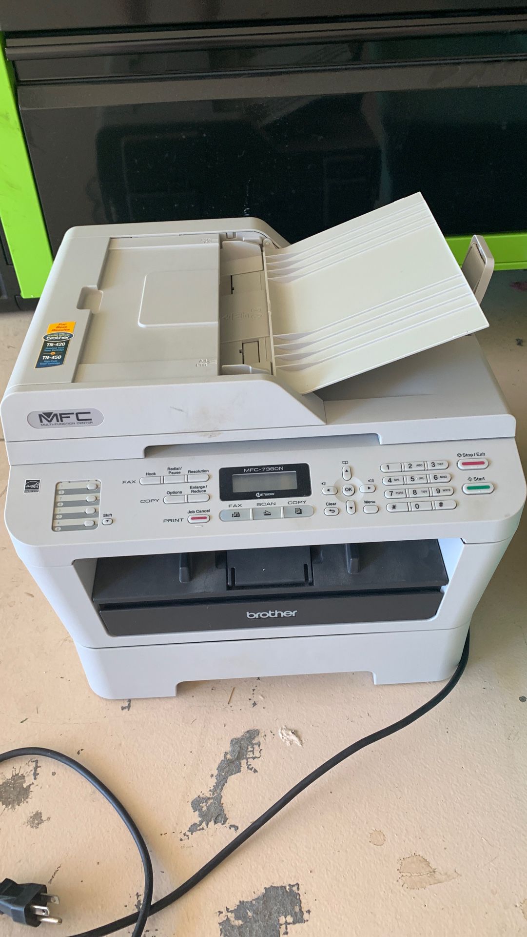 Brother Multi function printer fax scanner