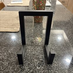 Vinyl Record Storage Holder, Black Lp Record Holder,Metal Album Storage for Vinyl Record