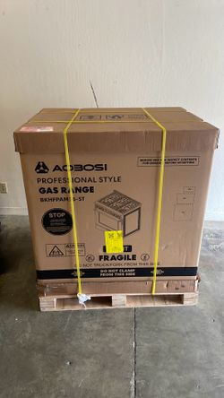 New AOBOSI 36” Gas Range - Factory Sealed