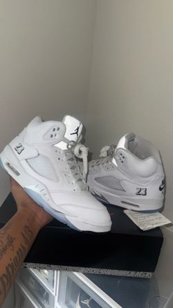 Jordan 5 White Metallic
