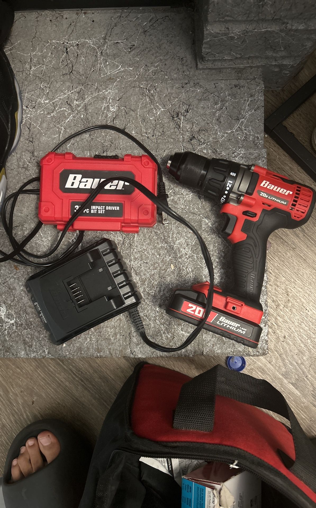 Bauer 20v Drill