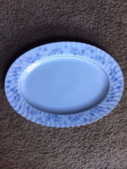 Vintage 16" Empress China Japan DELFT Serving Platter