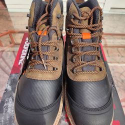 Wolverine Overpass Mid CarbonMax Work Steel Toe Boots Model #W10717 USA Size 11