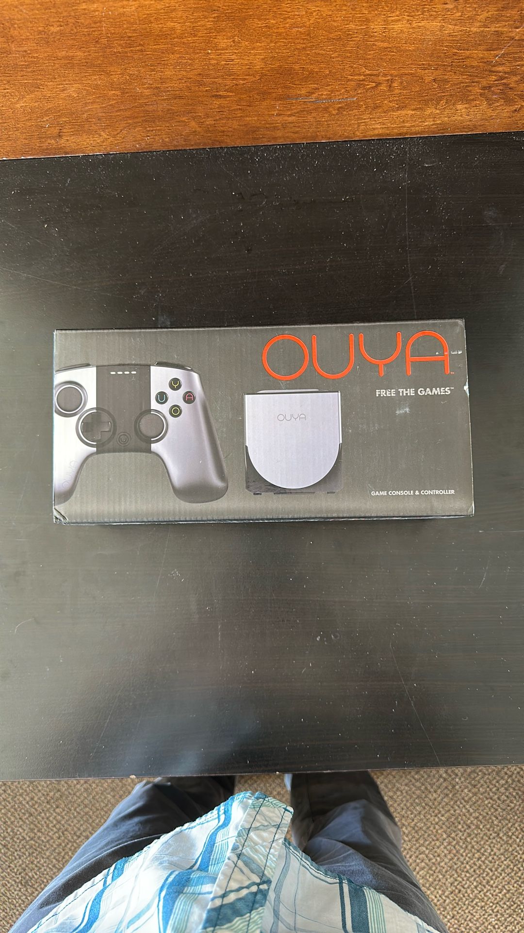 OUYA Silver Console With Controller In Box