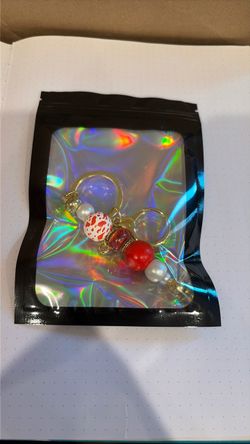 Handmade Beaded Keychain