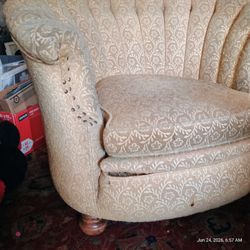 Vintage 1950s BiltWell Shell back chair