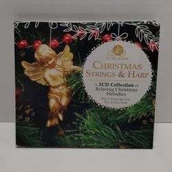 Christmas Strings & Harp Rebecca Arons Bruce Kurnow 2 CD Music Audio Holiday
