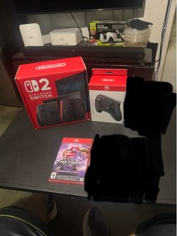 Nintendo Switch 2 Complete W/1 Game and Pro Controller