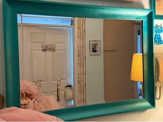 Mirror hand painted
