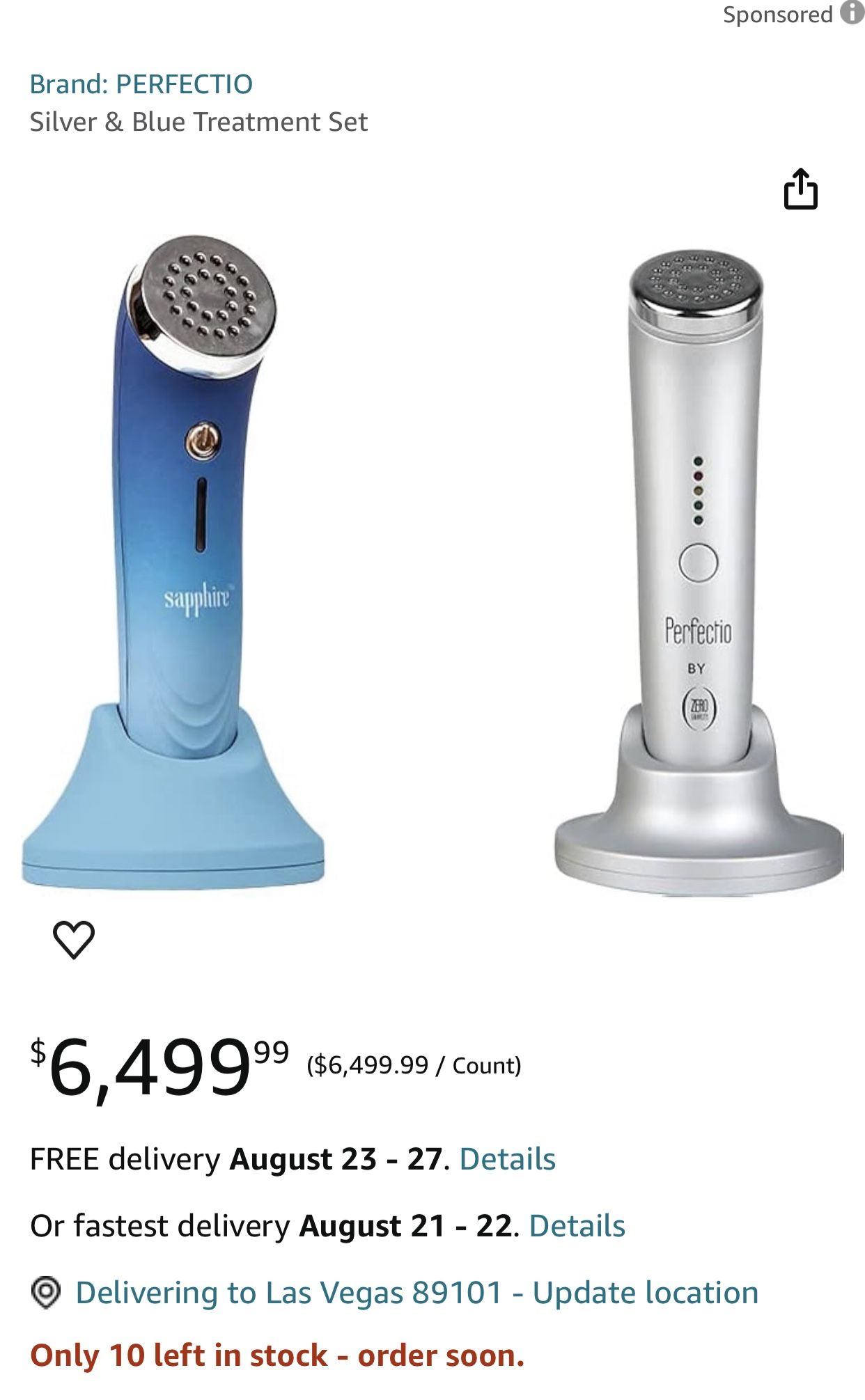 2 NWT Sets Zero Gravity LED Skin Care Technology