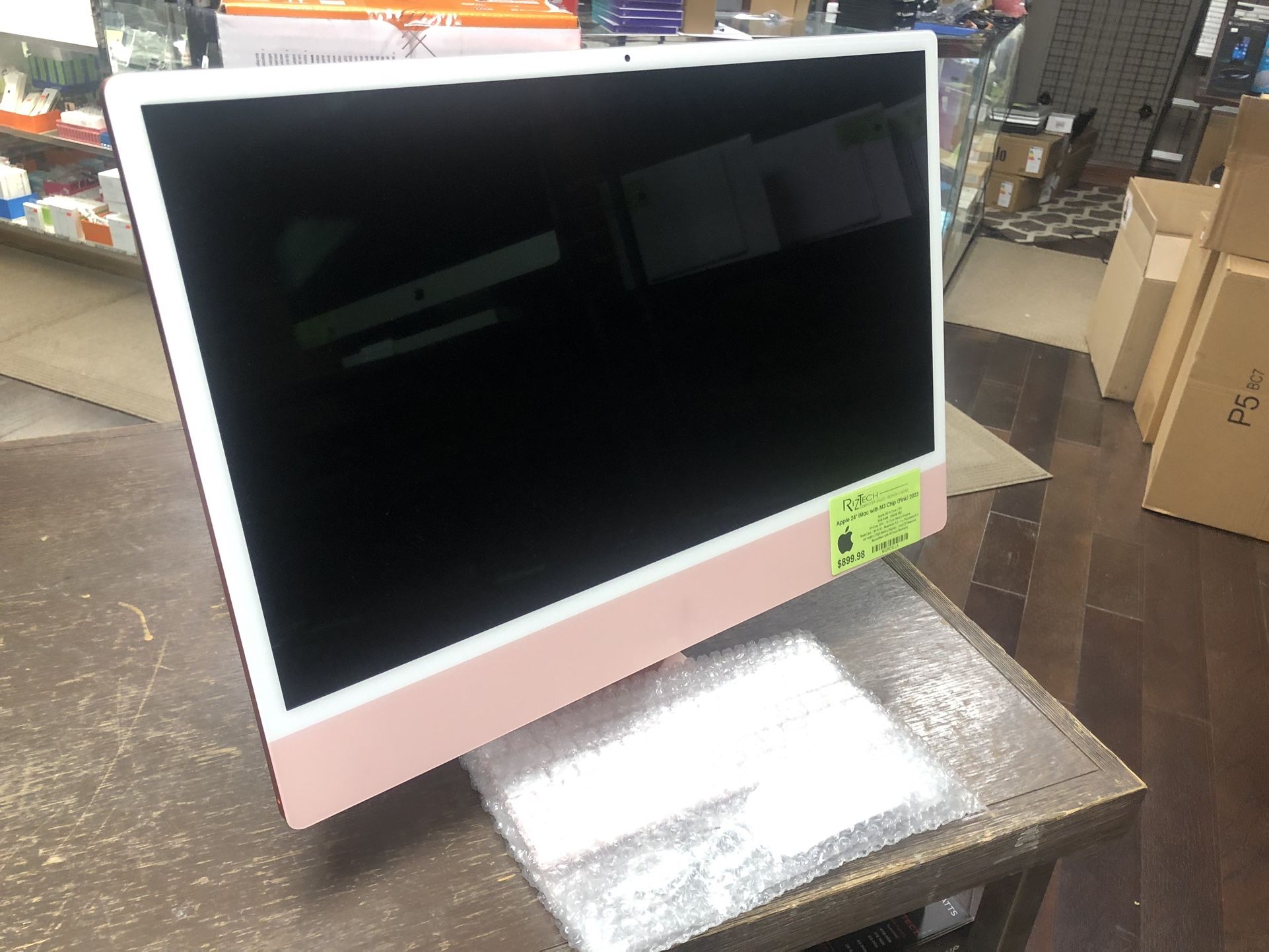 Apple 24" iMac with M3 Chip (2023, Pink) – $899.98
