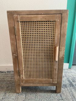 Rustic Farmhouse Nightstand / End Table with Storage