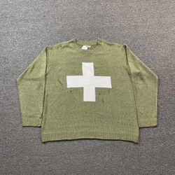 Kapital Knitted Criss Cross Sweater 