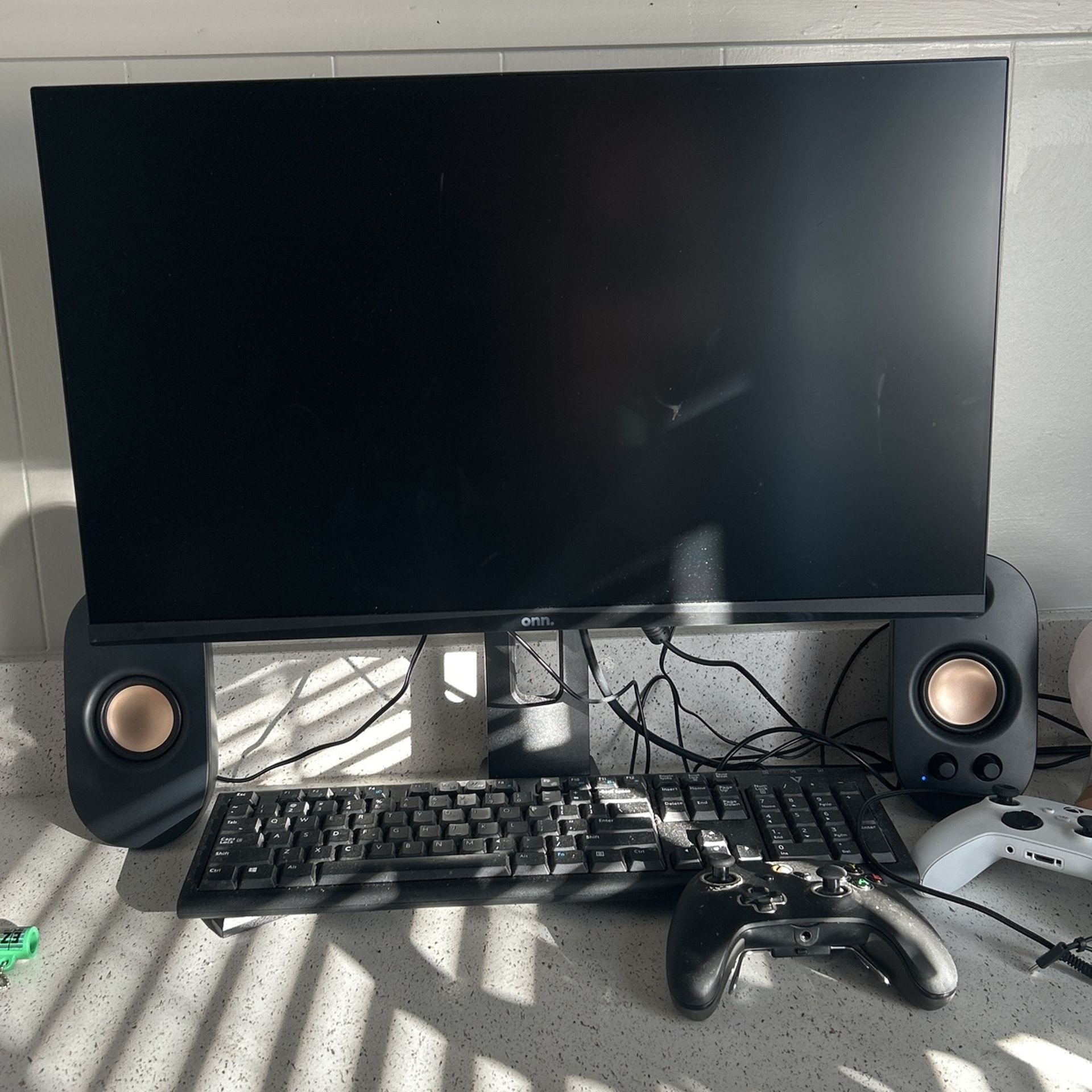 onn. 24" FHD (1920 x 1080p) 165hz 1ms Adaptive Sync Gaming Monitor with Cables, Black