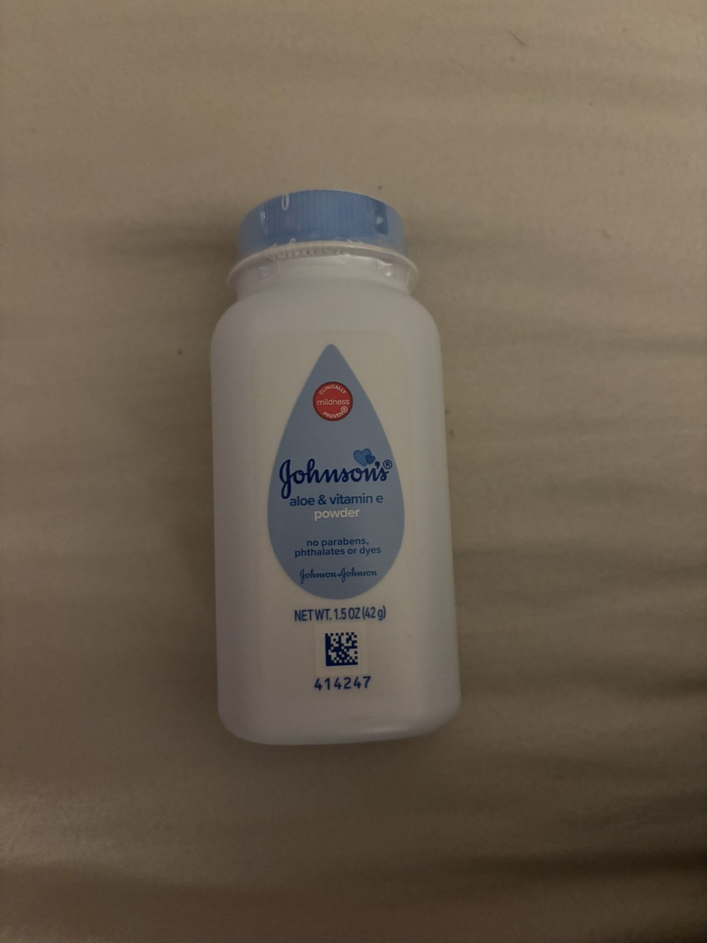 Johnson’s Aloe & Vitamin E Travel Sized Baby Powder
