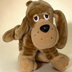 Brown Plush Dog Stuffed Animal Toy