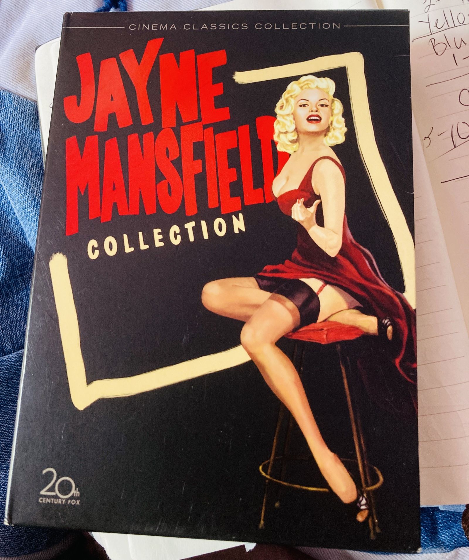 Jayne Mansfield 3 Disc DVD Set 🌟Plus Set Of 12 Lobby Cards Like New