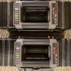 Power block Elite EXP Adjustable Dumbbells - 5 to 90 lbs 