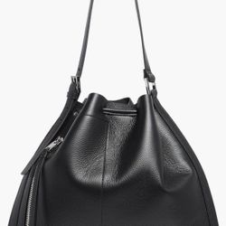 All Saints Alpha Convertible Leather Backpack